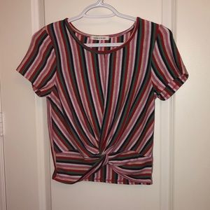 3/$15 Cute Striped Retro-Style Top